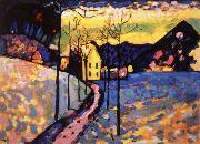 Wassily Kandinsky Winter oil painting artist